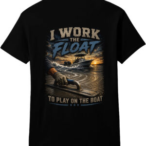 I work the float to play on the boat